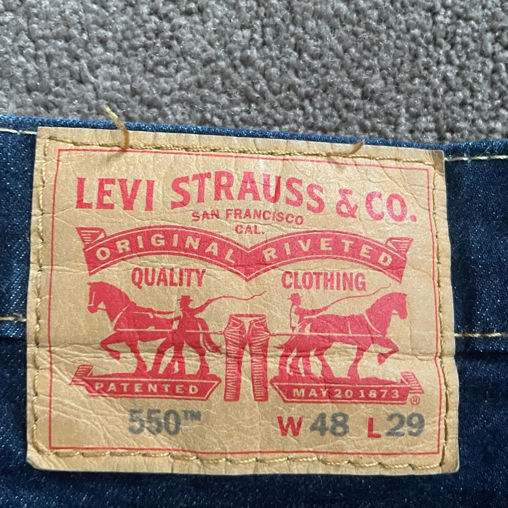 Levi's Men's Dark Blue Relaxed Jeans